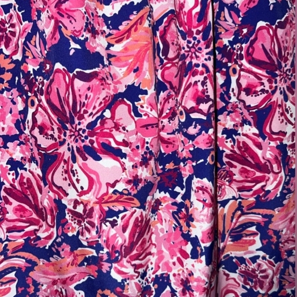 Charlie Paige Tropical Off Shoulder Dress Polyester L/XL - Picture 2 of 6